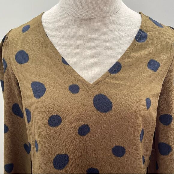 NWT G by Giuliana olive long sleeve shirt size S - Picture 3 of 13